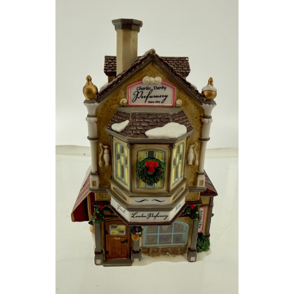 Dept 56 Dickens' Village Porcelain Charles Darby Perfumery #58756 W/ Box (#DV92)